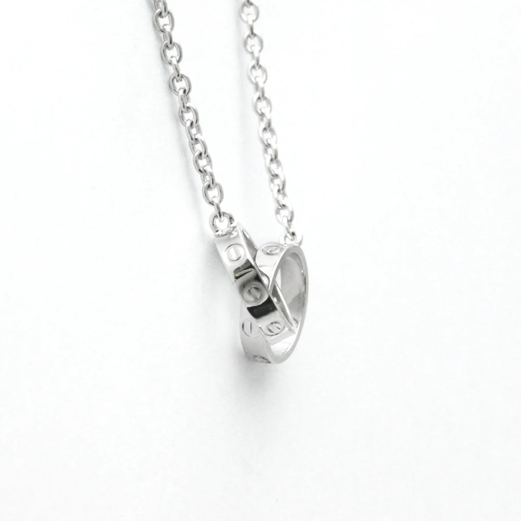 (Good) Cartier (18K) Gold B7212500 Necklace Women's Pre-Owned White Love