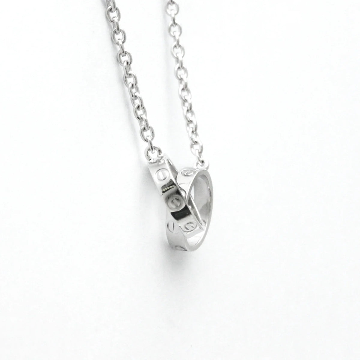 (Good) Cartier (18K) Gold B7212500 Necklace Women's Pre-Owned White Love