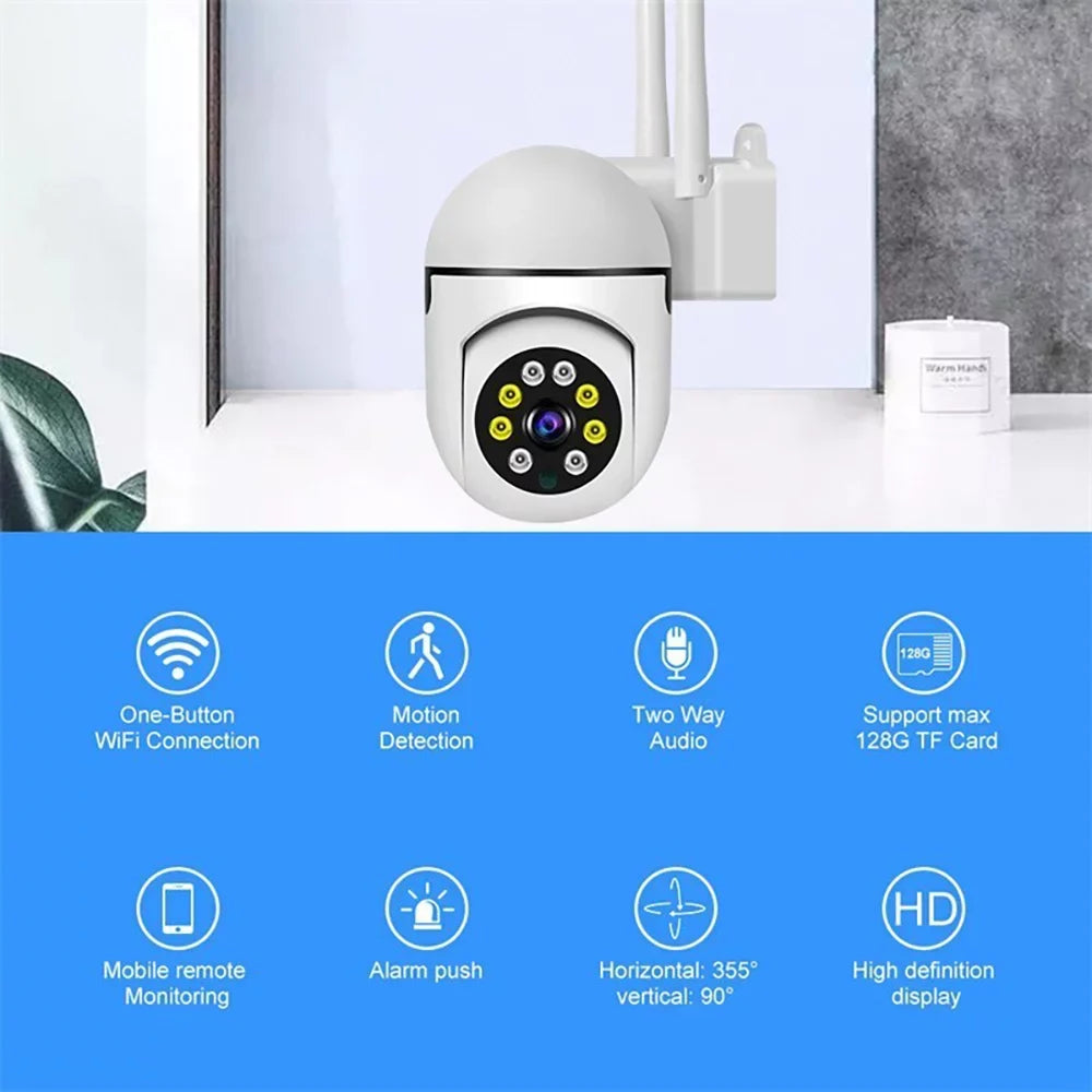 Detection Alert,Spotlight Color GeCam Vision,2-Way Home WiFi Cameras exterior 3MP Security Camera,5G 355°PTZ Video Audio,Waterproof Activity Night Camera,Motion Security