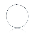 024 Chain Silver 20" 2.40mm Plated Anti-Tarnish Silver Cubetto & Sterling Omega