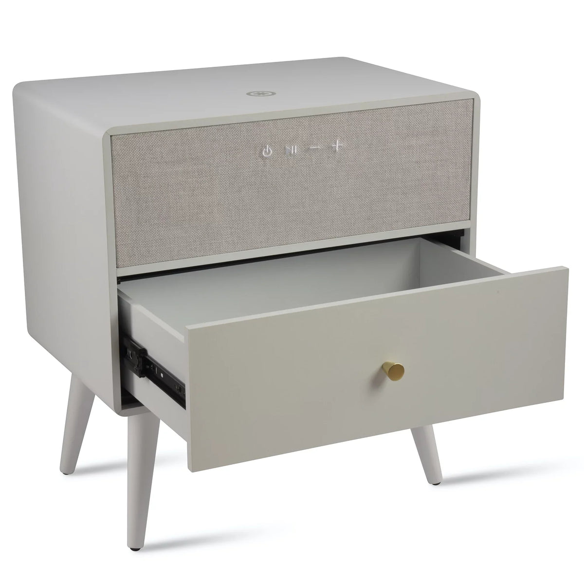 23"H 19"W Smart White x Charging Bluetooth® Koble Ralph And Table Side With Wireless 10-7/8"D, x Height-Adjustable Audio,
