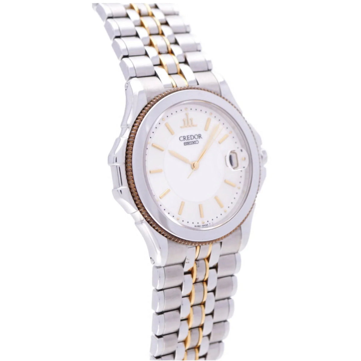Pacific 8J82-6A20 (Fair) K18/SS silver/gold Seiko quartz Credor watch Pre-Owned