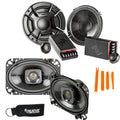 Pair and Includes Pair Polk Coax A A Speakers 6.5" - Of DB6502 2 DB462 Audio - Of Components Pair Bundle 4x6"