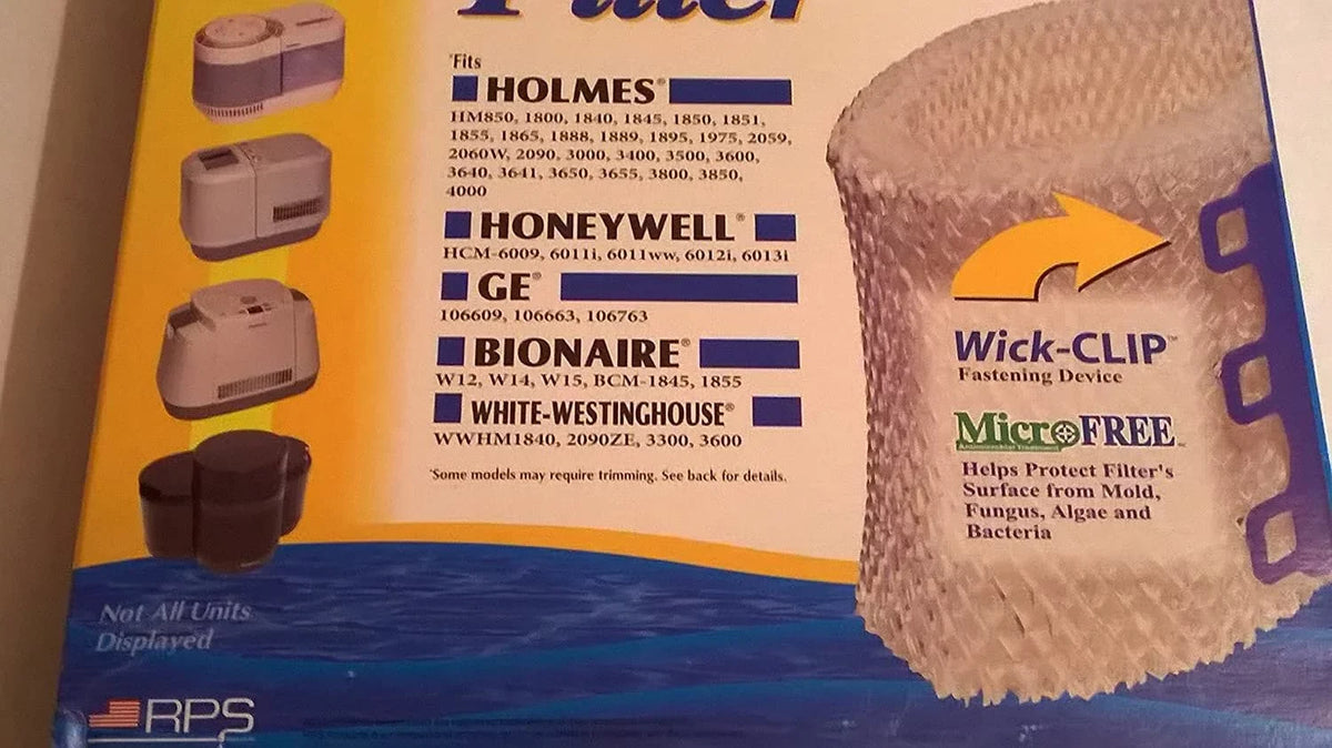Wick Pack Replacement of 6 Holmes HWF-62 Filter BestAir H62-C