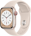 Gen 8 Aluminum Band Starlight 8 MNUX3LL/A Sport Watch Series 41mm Starlight Restored Cell (Refurbished)