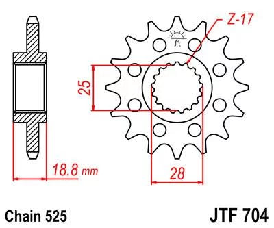 Kit GS F800 13-16 Rear Sprockets JT & Sproket for Front Adventure