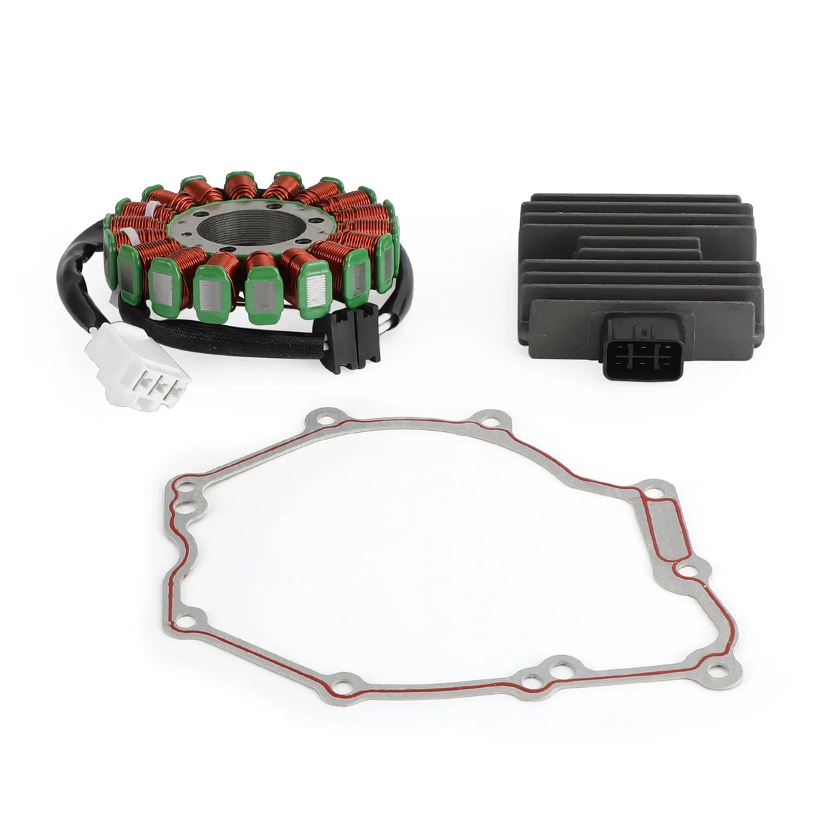 Magneto YZF Rectifier+Gasket 2006-2016 For R6 YZF-R6 Stator+Voltage Yamaha Coil