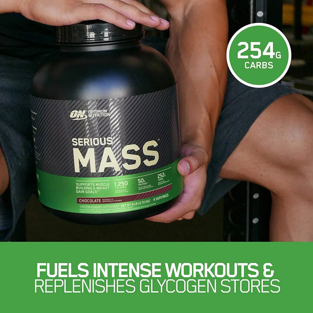 Mass, 6.lb Weight Serious Nutrition, Powder, Protein Gainer Vanilla, Optimum