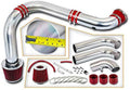 Combo + Air Compatible 1500 Dodge Rtunes Filter Cold For Kit (3piece) Intake Ram 02-08 RED 3.7L/4.7L Racing