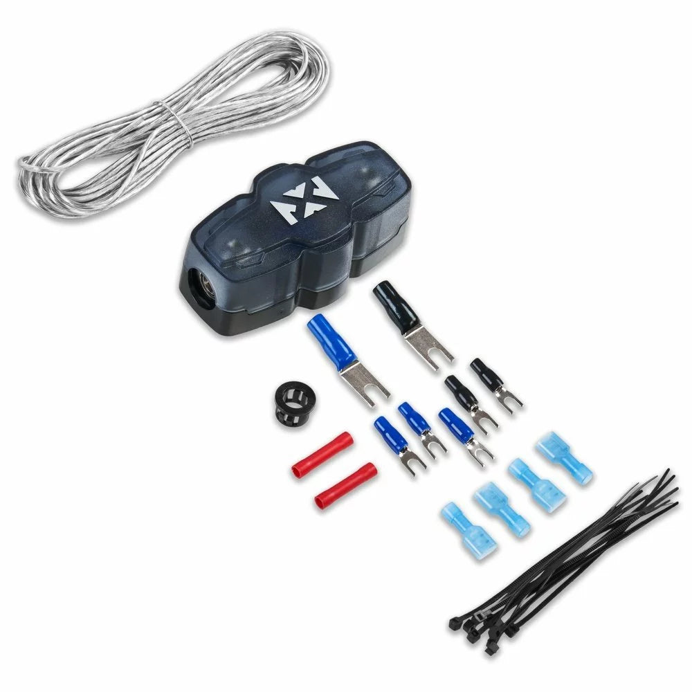 (400W Stable eXcelon 2-ohm Series XR Monoblock NVX Kit XKIT42 + MVX Bass XR601-1 Premium Included Kenwood Amplifier + Class-D 600W Max Gauge w/ Wiring Amp Knob RMS) 4
