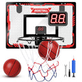 Balls for Mini & Gifts Indoor 8 Light Old 9 Indoor Door 12+ 11 Hoop Christmas Hoops, Basketball with 2 Scoreboard, Year 5 for Goals Boys 7 Toys 10 Kids, Basketball The Electronic 6 Basketball LED Over