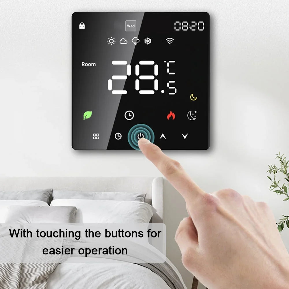 Device Lcd Dalynn liquid liquid Function WeeklyAmmableAmmable Device Display L With Thermostat,liquid Temperature Temperature Andoer Display