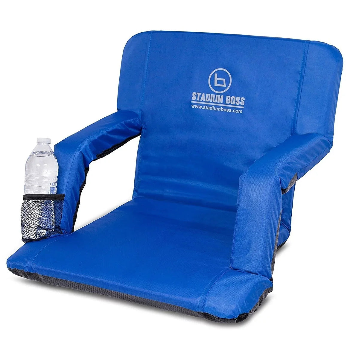 Lawns, Boss Seat Brands Benches, - Bleachers, 6 for Stadium - Blue Reclining Positions Recliner Stadium & Camping Backyard, BirdRock Beach