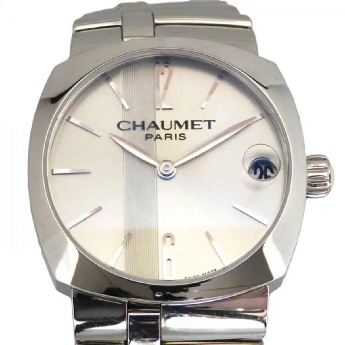 (Good) watch CHAUMET W1166029K ladies silver Dandy Pre-Owned Miss dial Chaumet