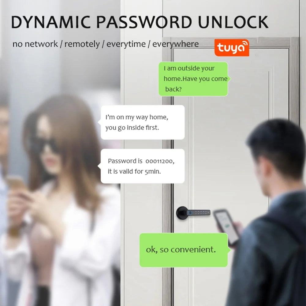 Lock Lock Anself Smart Entry Wafu Keyless Door