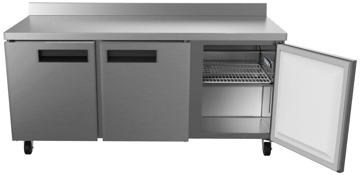 in. Cu. Refrigerator Steel, KoolMore Stainless 72 ft. Worktop 16.9 in Door Three Commercial