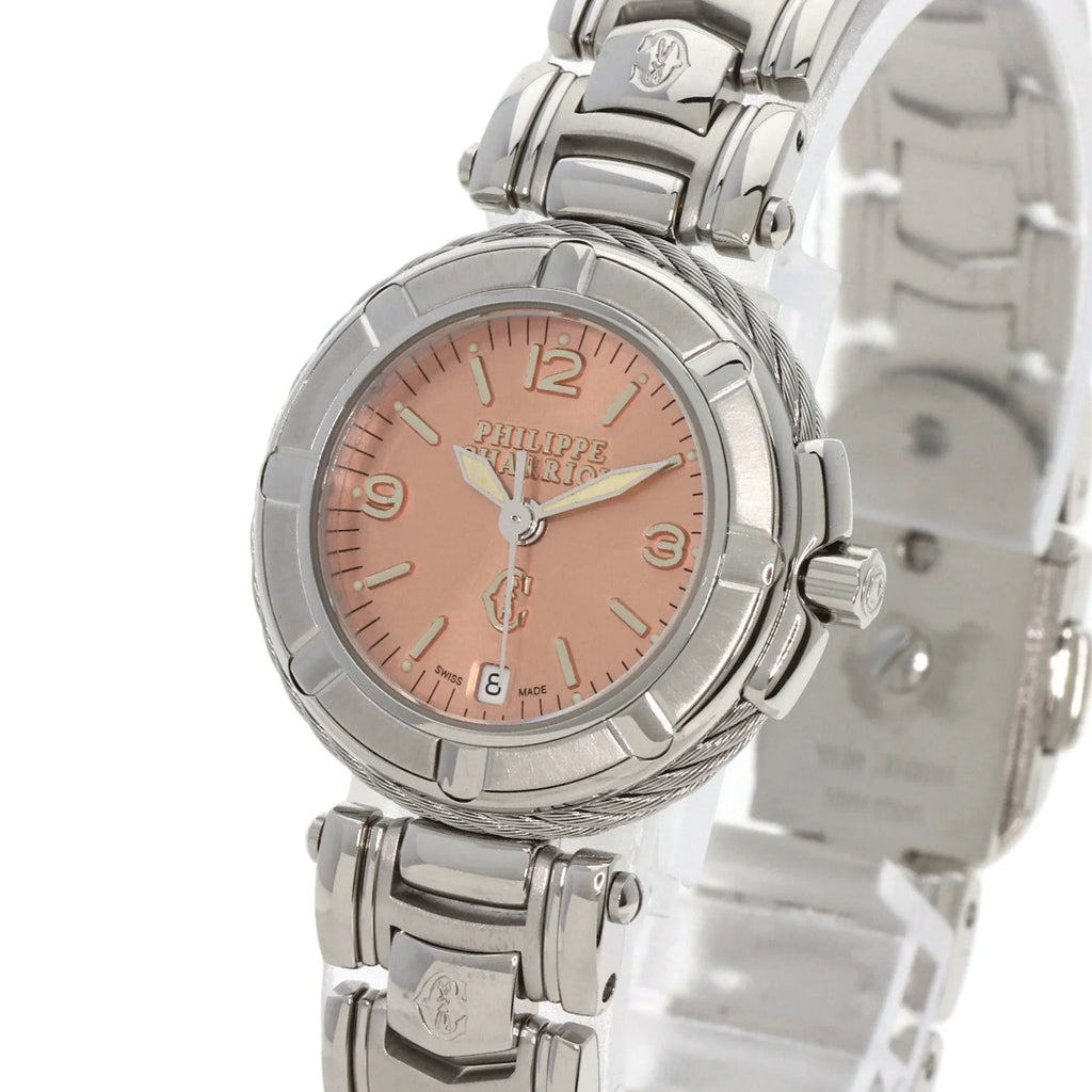CHARRIOL PHILIPPE (Good) Watch Steel/SS Ladies Celtic Philippe Pre-Owned Stainless Charriol 53.97.2617