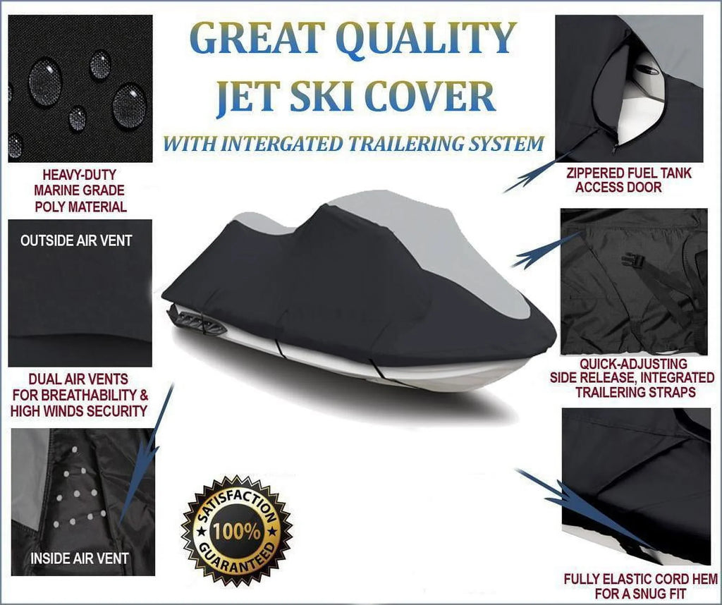 750 SKI / JET 1994-1998 600D Kawasaki for PWC HEAVY-DUTY JT750 STX Cover Compatible SUPER