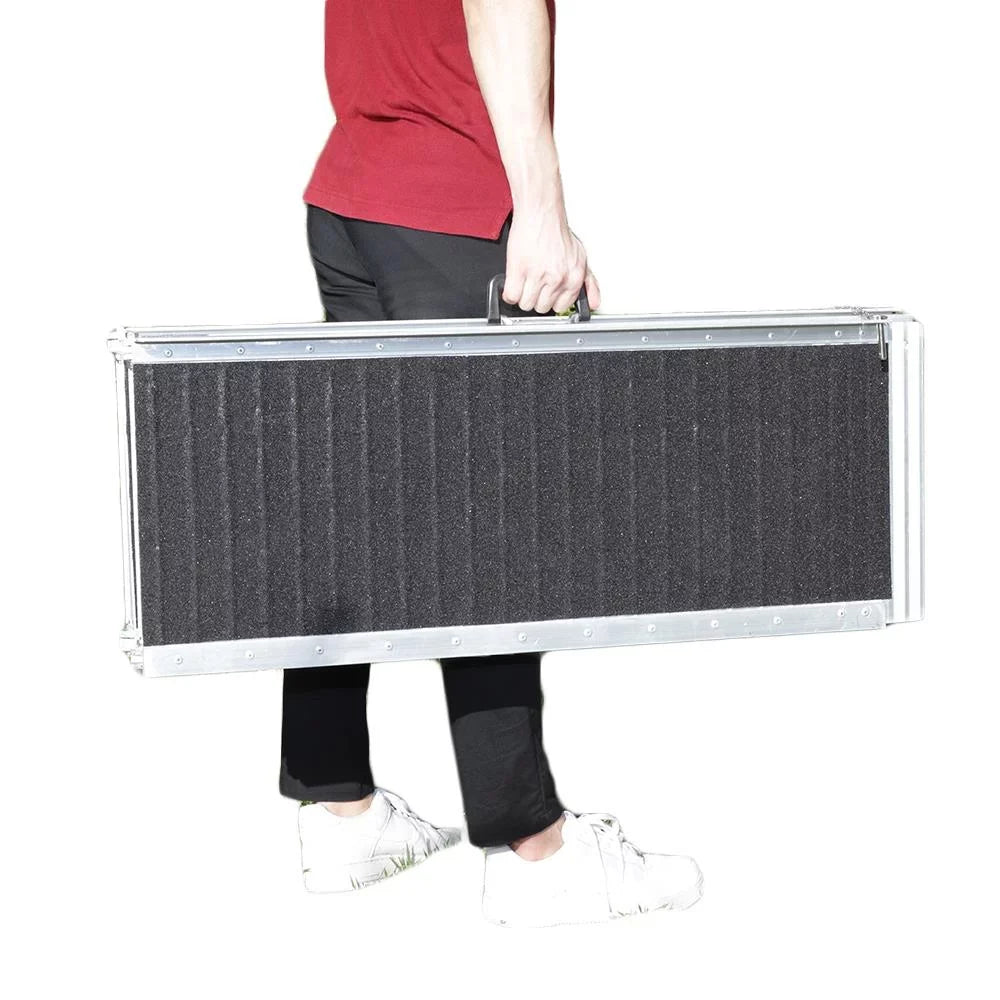 Aluminum Carrier Multifold Wheelchair Portable Non-skid 6FT 28" Ramp Scooter Mobility 72" x Ktaxon