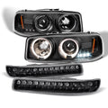 Sierra Lamps + For Signal Combo Halo LED Replacement AKKON Projector Lights - Bumper Headlights GMC Yukon
