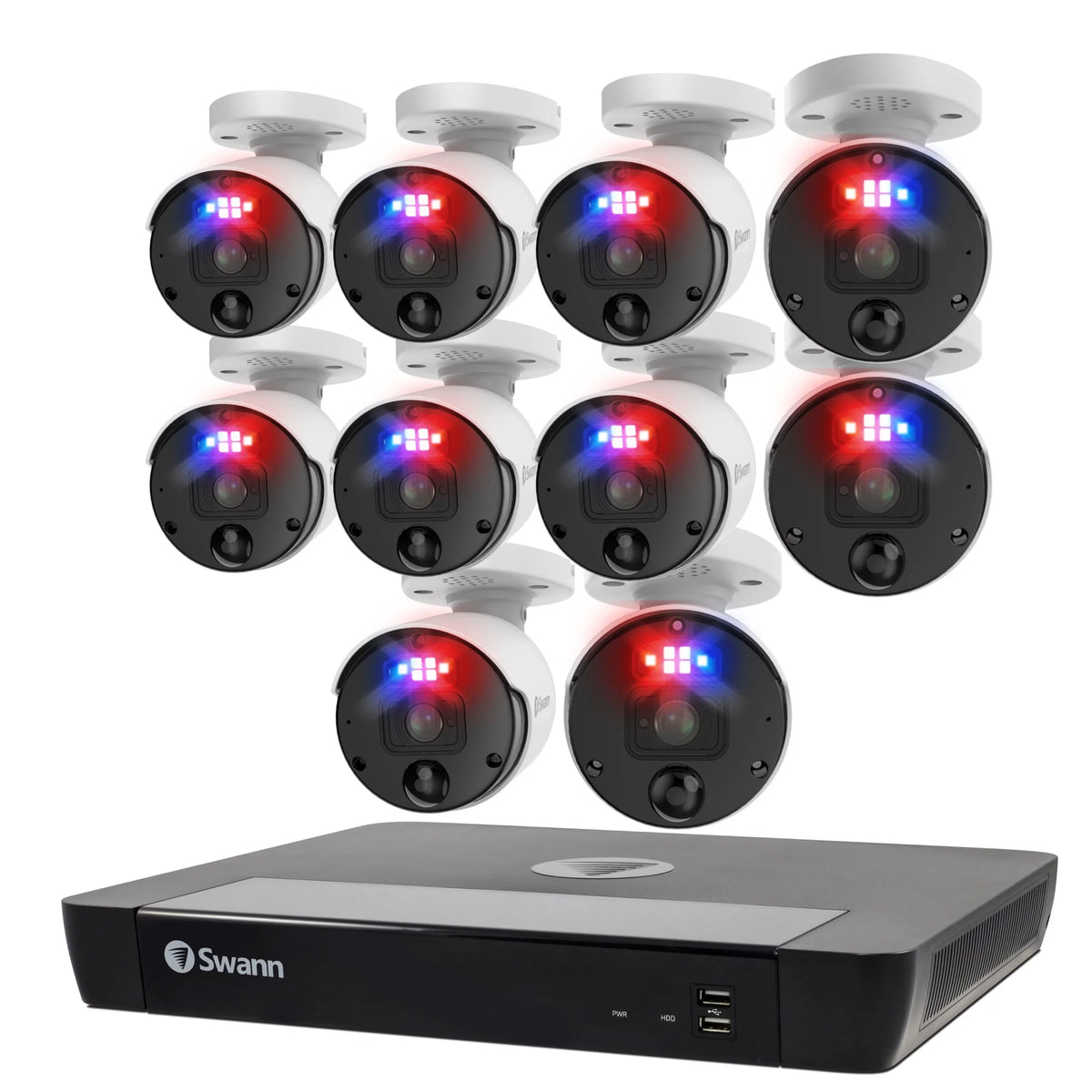 Enforcer™10 16 NVR System Channel 4K Camera Pro Security HD Swann Ultra