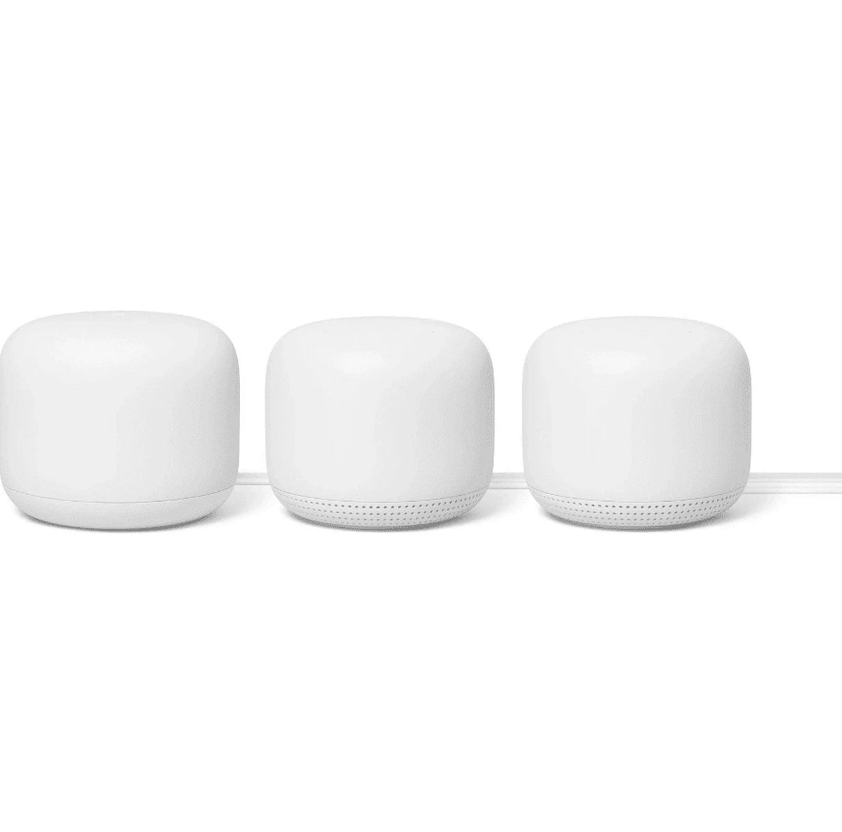 Bundle, Chromecast Nest White NESTWIFI3PK-CC & 3-pk Wi-Fi