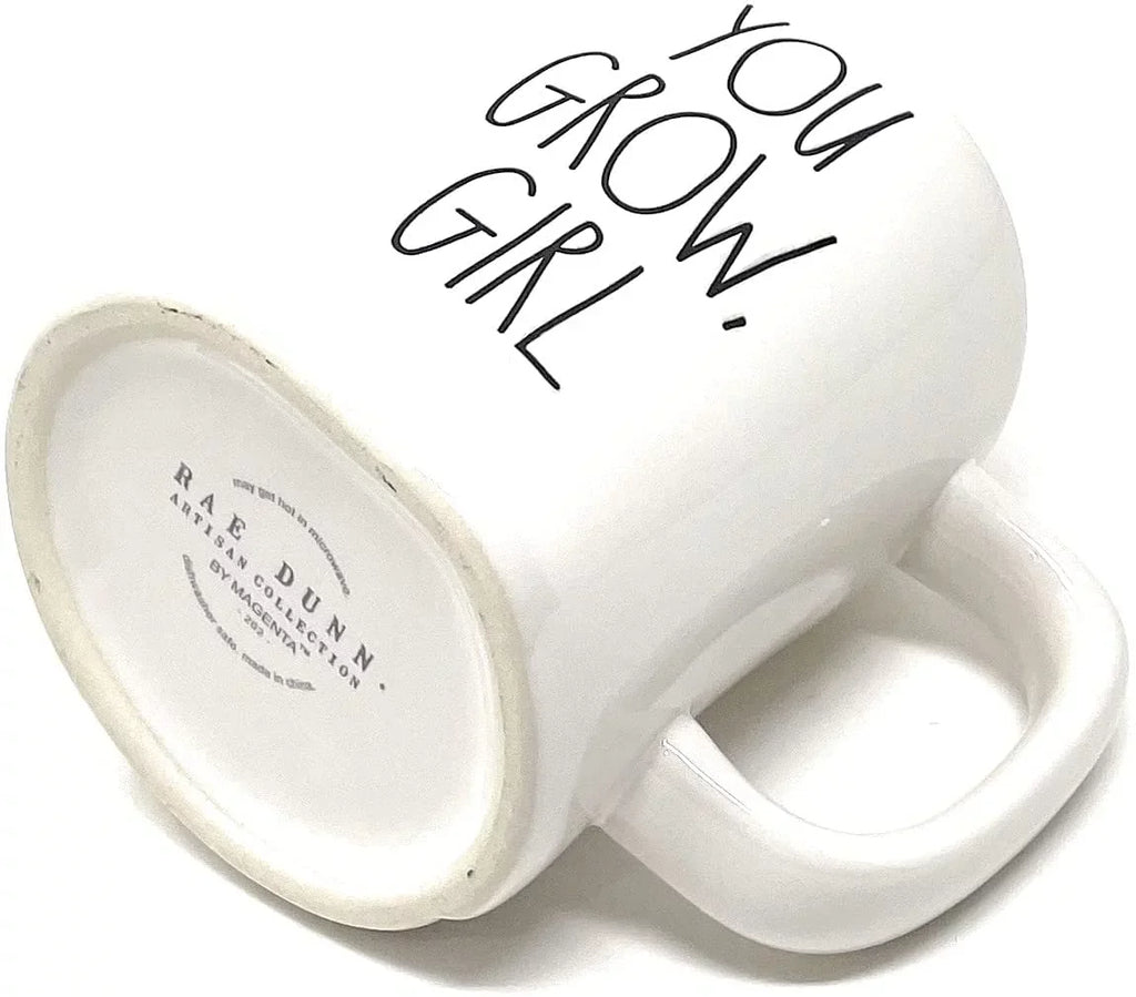 Icon Cactus with Tea Sided Rae YOU Coffee Mug on GIRL Double Dunn White Plant Back GROW