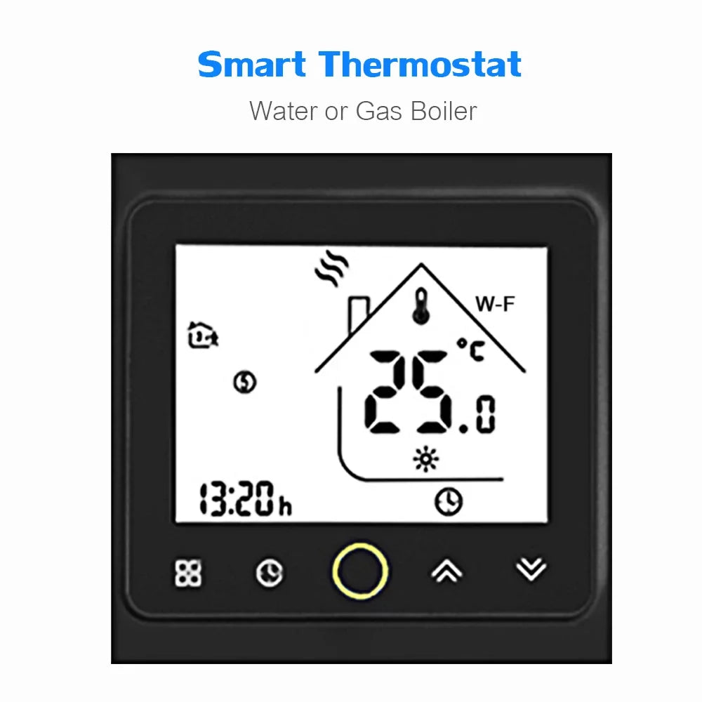 With Compatible -- Boiler Temperature liquid Temperature Compatible Thermostat,5a / With Temperature / Wi-fi Smart / liquid GoolRC Smart App
