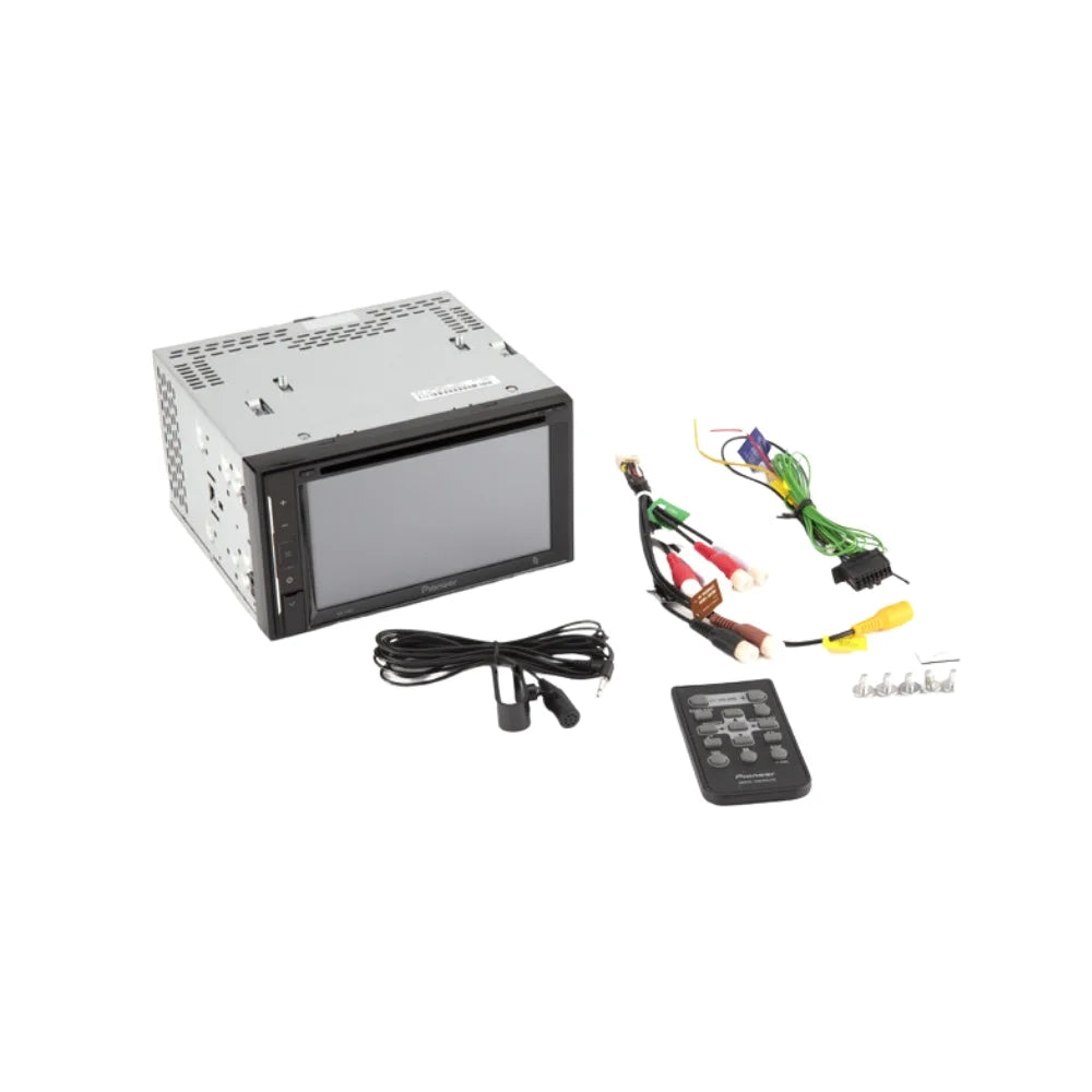 Bluetooth/Backup Eom Digital Bundle Stereo DIN 2009-2010 KIT4961 Nav Matrix with Pioneer AVH-241EX Touchscreen 6.2" Receiver Double Car Kit/in-Dash DVD/CD W/Out Media W/ for Camera/Install