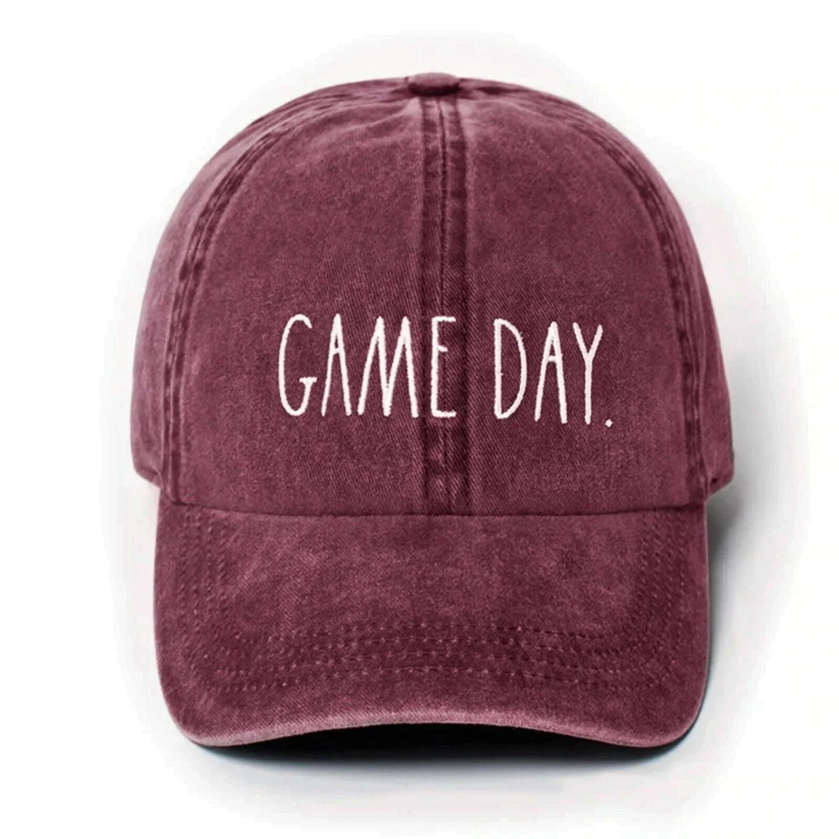 Dunn dimension One Rae Cap-Red Denim / Day Baseball Red Game Women's