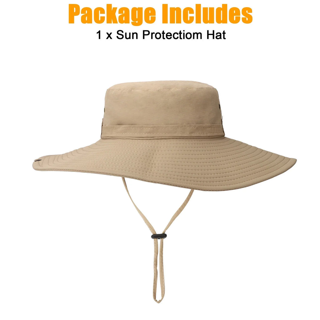 Protection Wide Garden Sun for Bucket Women Hiking Brim Cap Hat Fishing Men UV