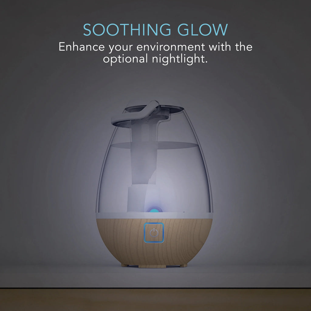 Ultrasonic Light Image Cool Humidifier, Mist Gallon Woodgrain (New) 0.4 Ash Sharper