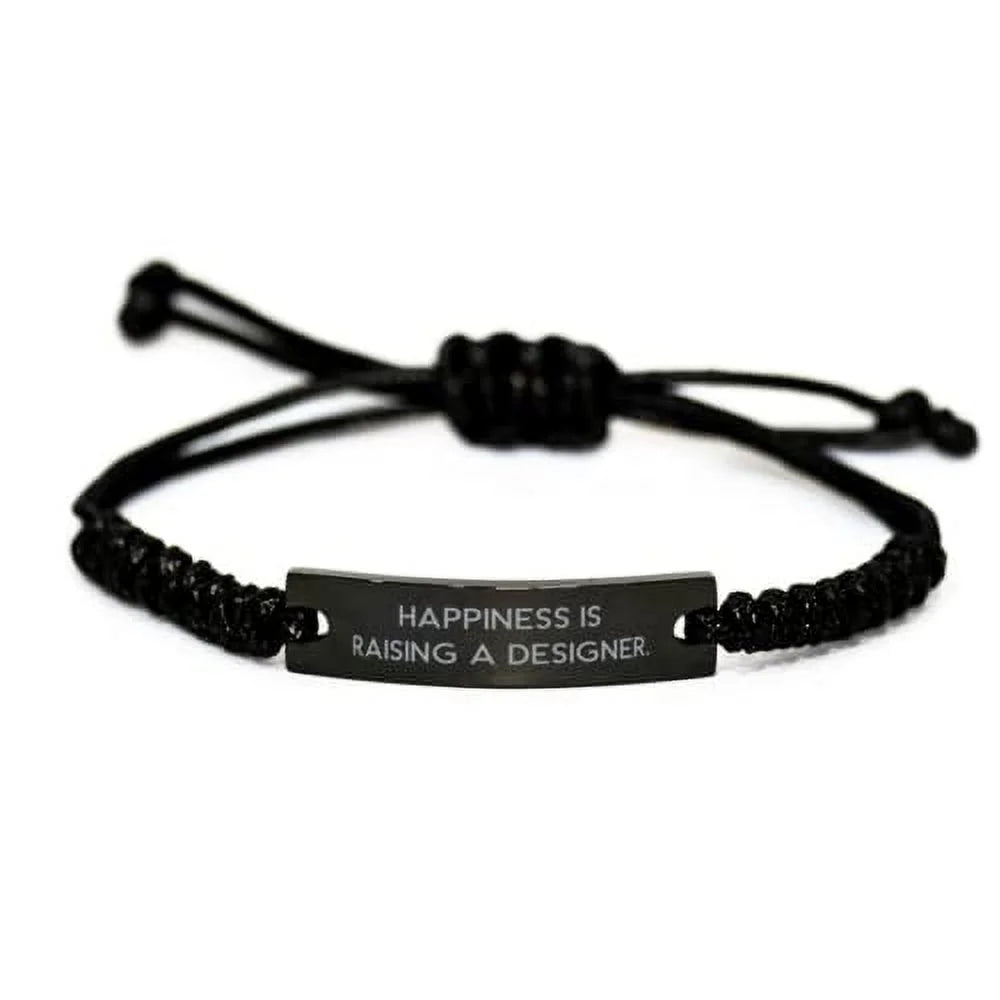 Raising is a for Son Black Designer, Epic Best Daughter Bracelet Mom, from Rope Happiness