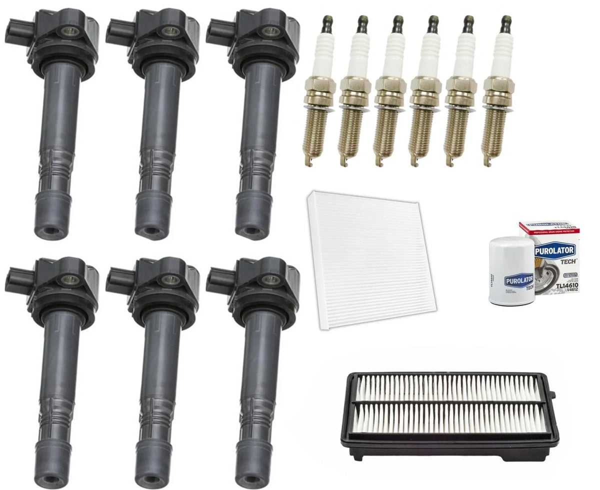 & 3.5L TLX Coil Ignition Acura Spark Kit 2015-2020 Tune Platinum Up Plugs For