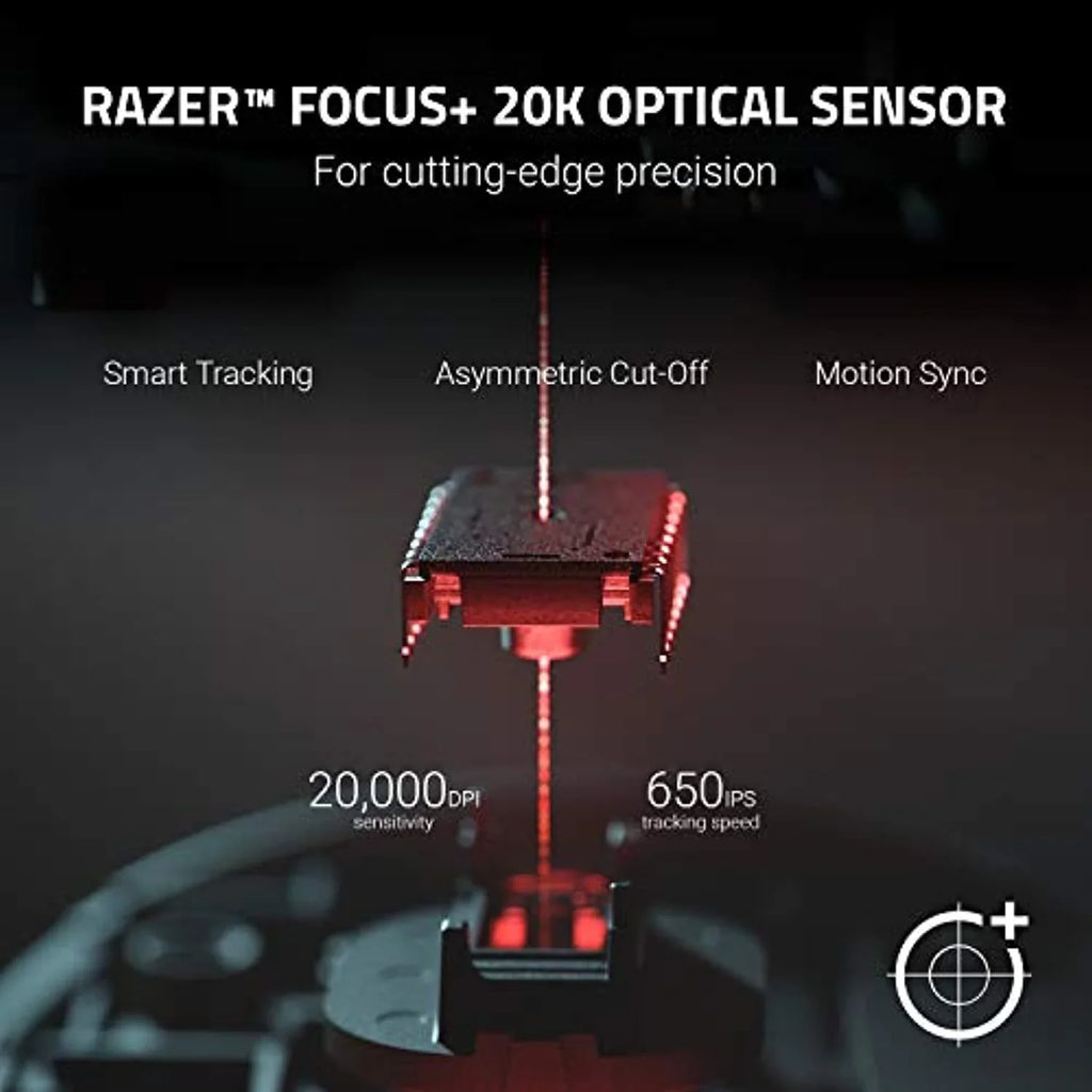 Rgb Scroll Customizable And 5G, Dpi Gaming Chroma (Gaming + With Mouse And New Fps Mouse Basilisk - V2 Switch Black Usb) Sensor, Optical Wheel, Dpi 20,000 Focus Removable Razer