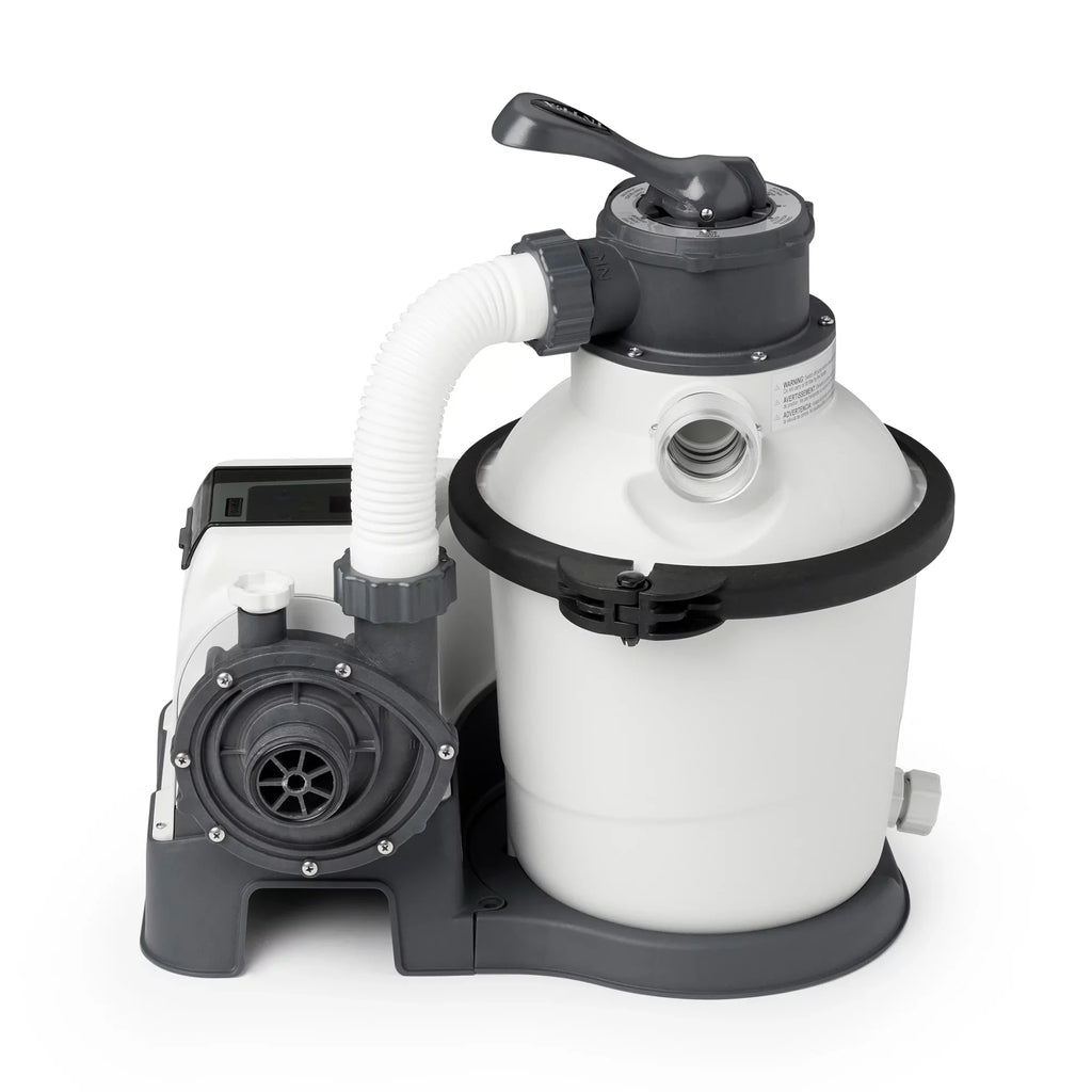 System Motor Sand Gph 1200 Intex10 Filter 1500 inch GFCI, Pool Clear Rate Flow V 110-120 GPH Pump, Krystal with