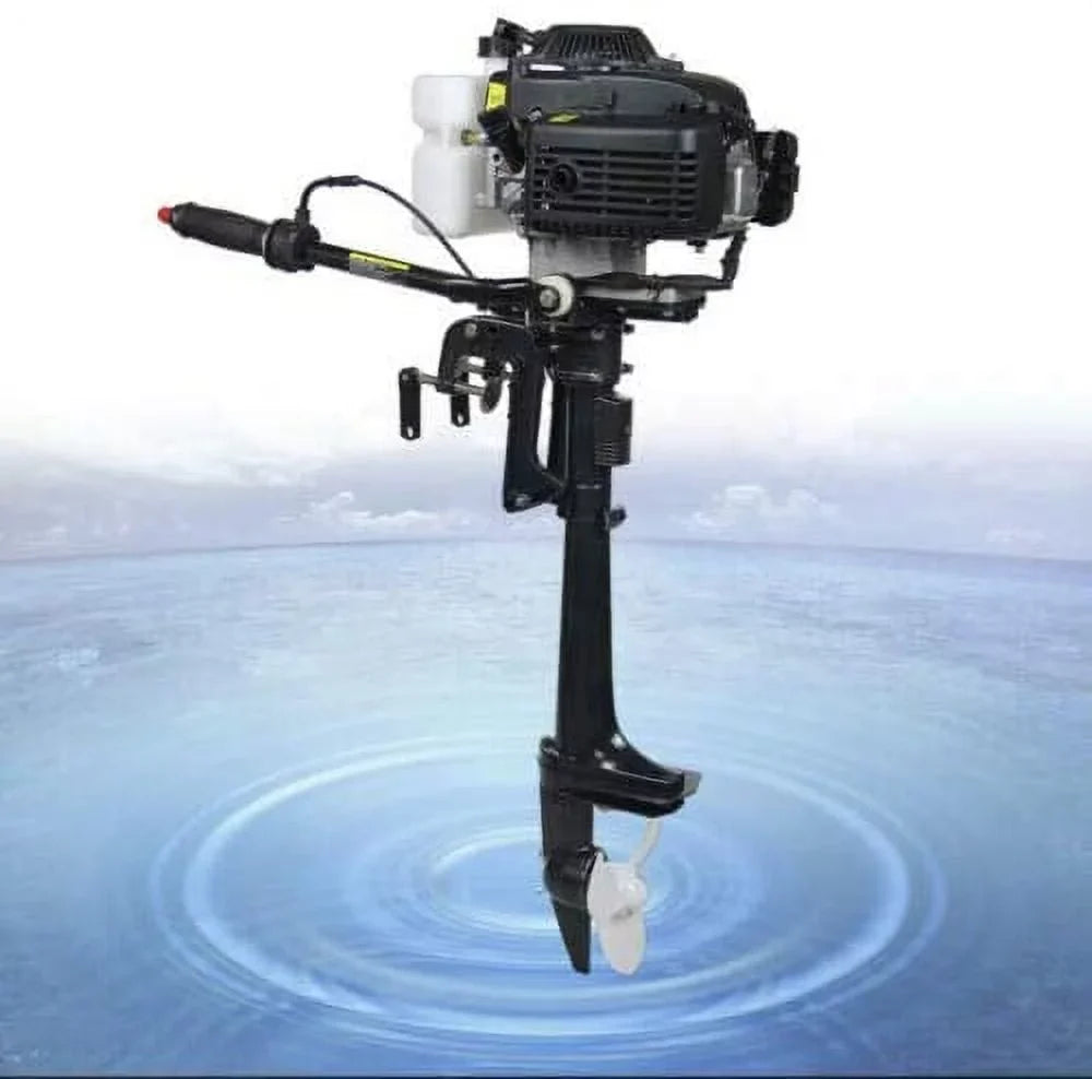 Control Miumaeov Motor Inflatable Tiller Cooling 2 Stroke Heavy Air Shaft Trolling CDI 3.6HP Engine System Outboard Shaft Duty Fishing Boat Propeller
