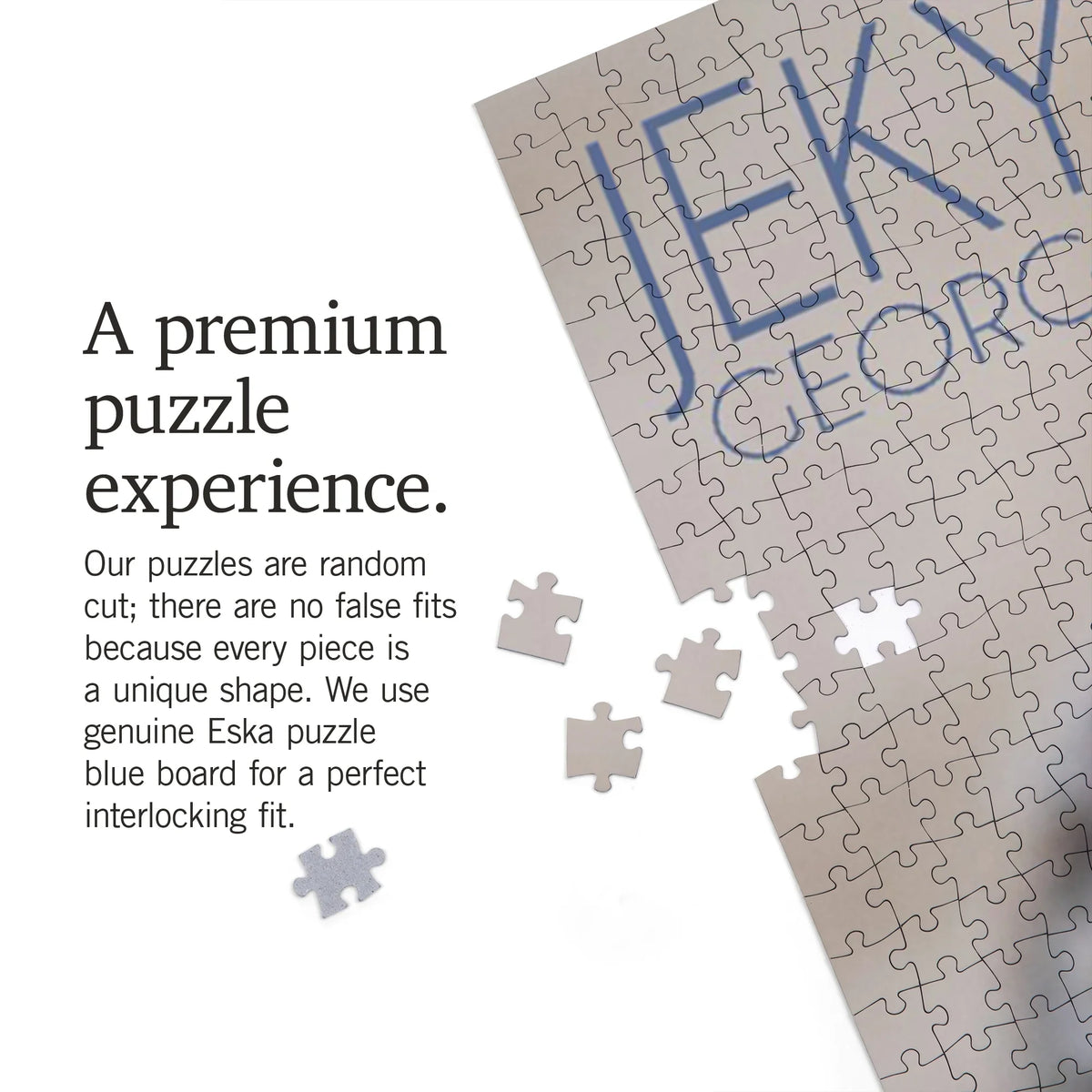 Hawksbill Press Puzzle, Piece Georgia, Island, 1000 Hatching Jekyll Turtle Lantern Jigsaw