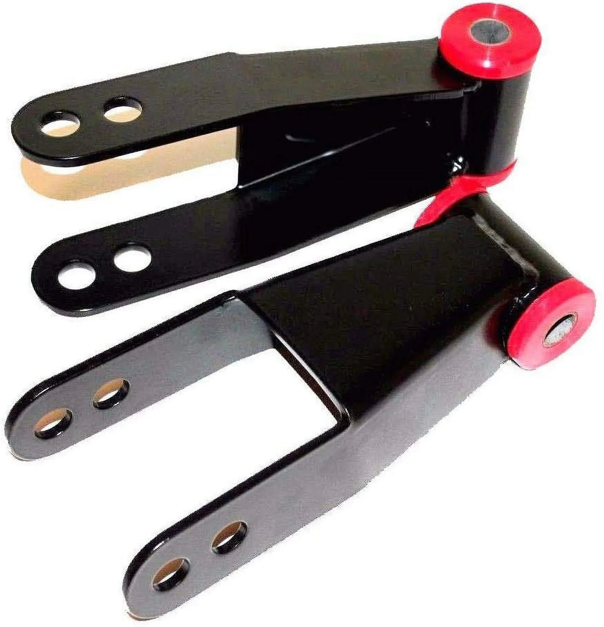 Cherokee 1-2" Black Adjustable Lift RTZ - Shackles Rear Jeep XJ 2wd
