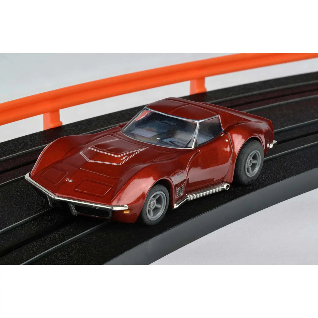 Red Racing 1970 Metallic Cars LT1 HO AFX/Racemasters AFX22038 Slot Corvette