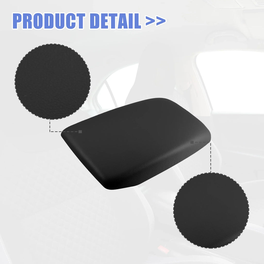 Center Car for Box Highlander Protector Faux Seat Leather Black Console 2009-2014 Armrest Cover