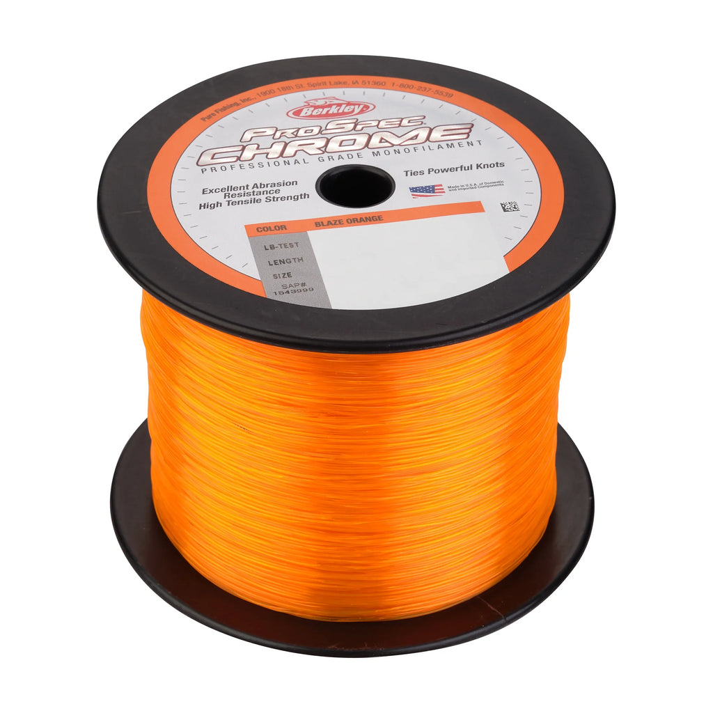 16lb ProSpec Fishing Line 7.2kg Berkley Chrome, Orange, Blaze