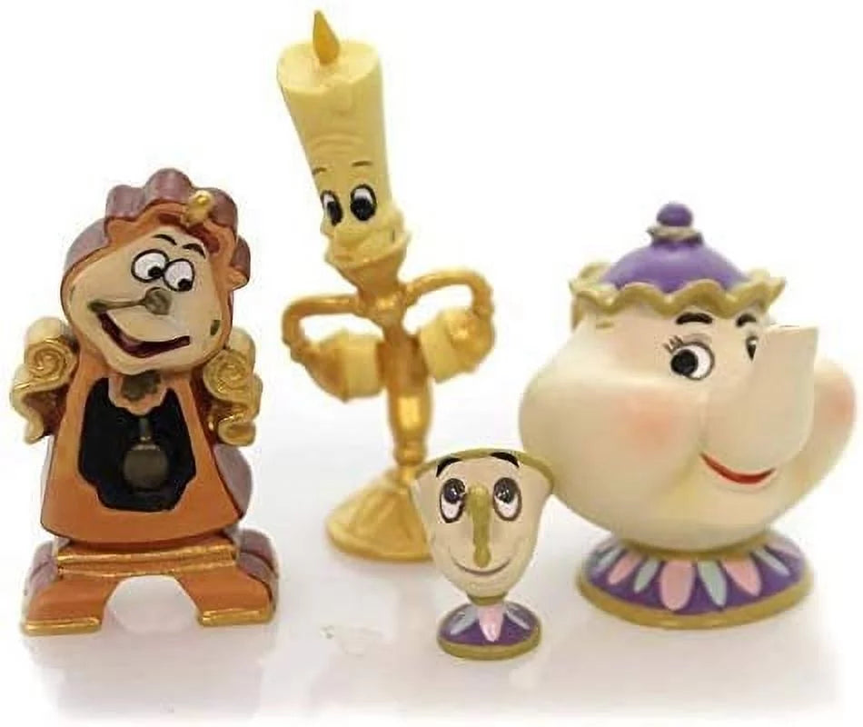 Mrs. Set Potts Cogsworth Lumiere Figurine QGM19620 Showcase Chip Disney and
