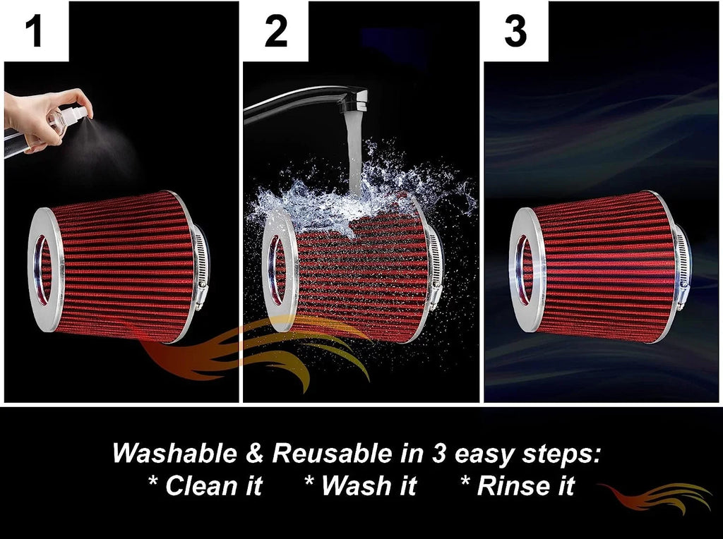Filter / / Cold Sonoma/Jimmy Combo / RED Bravada Rtunes Air 4.3L Isuzu 4.3L 97-00 Hombre S10 Racing + 96-01 Kit GMC For 4.3L Blazer 96-05 Chevy Intake Compatible 96-05 / Oldsmobile