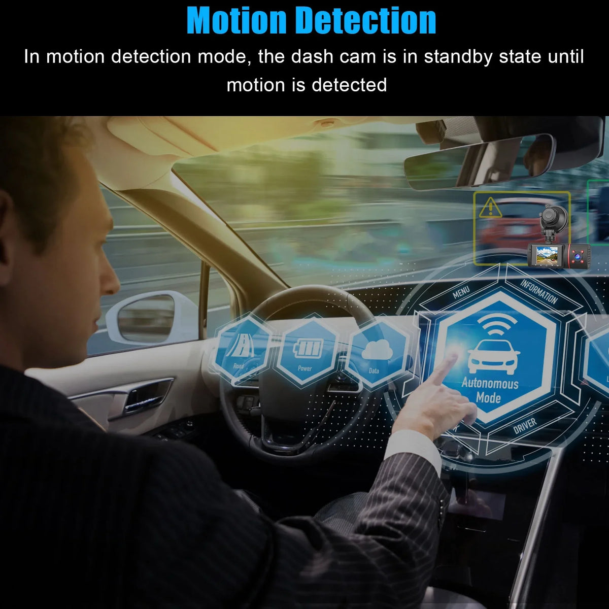 DVR Screen, 1080P Parking 2" 170° EEEKit Recorder Front Loop WDR, with G-Sensor, Dash with Monitor Dashboard Cam, Night Vision, Car Driving Car and IPS Car Inside Recording, Wide Camera Angle, Dual