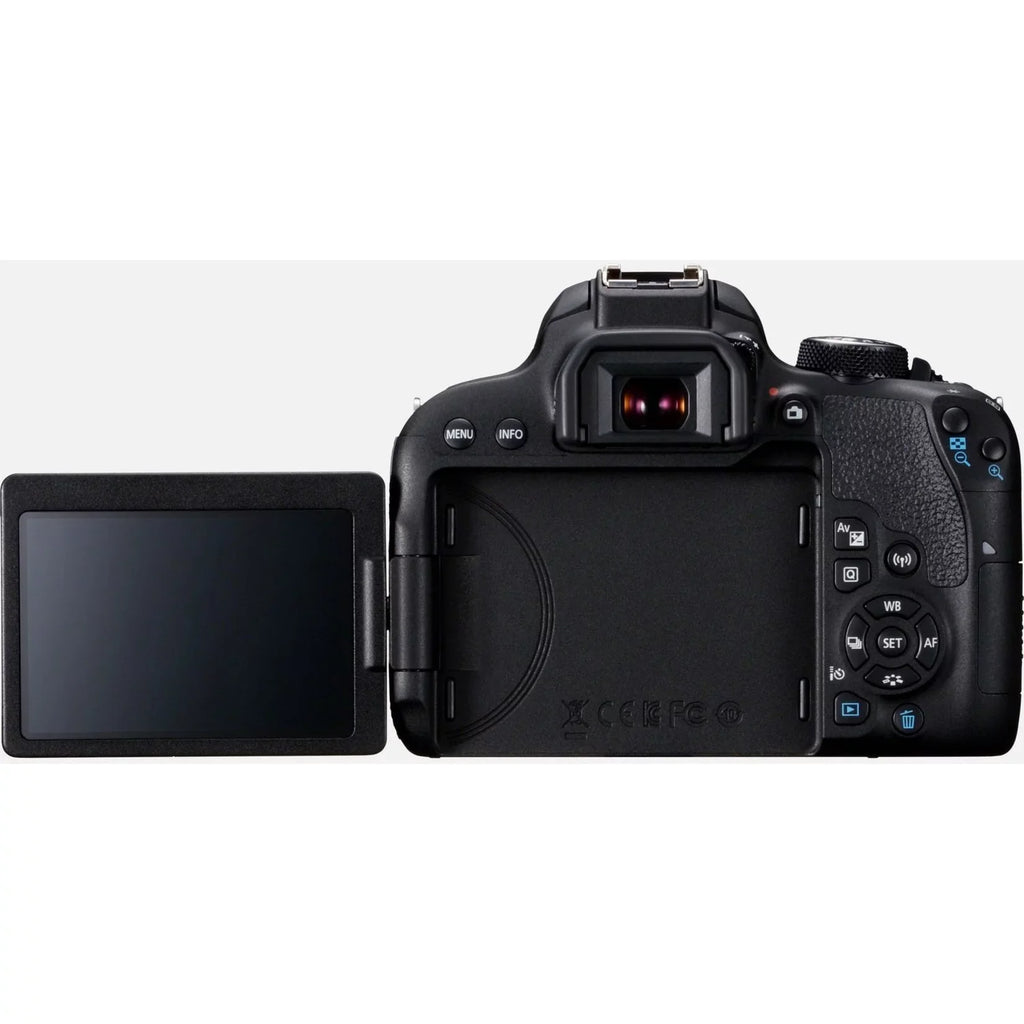 Megapixel 0.71", 800D Black 2.17", Lens, with SLR EOS Digital Camera Canon 24.2