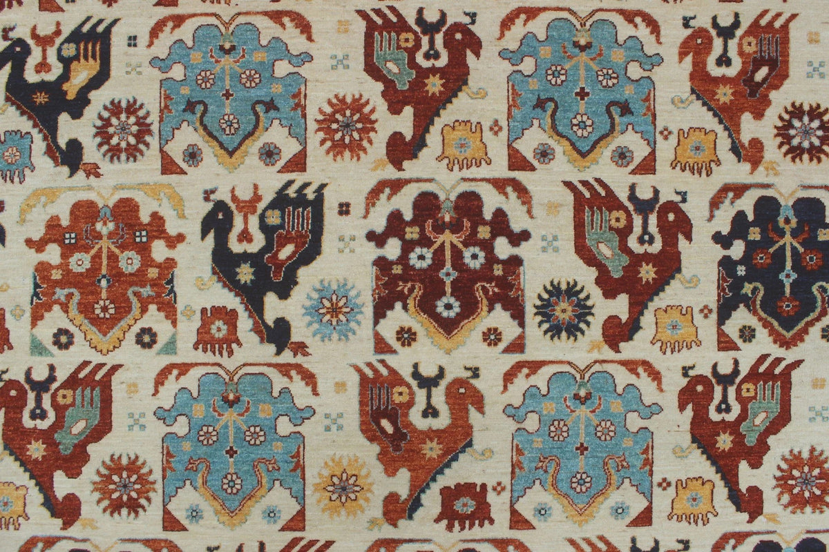 11'11" 8'8" Aria Ivory/Blue x Rug, Gormal