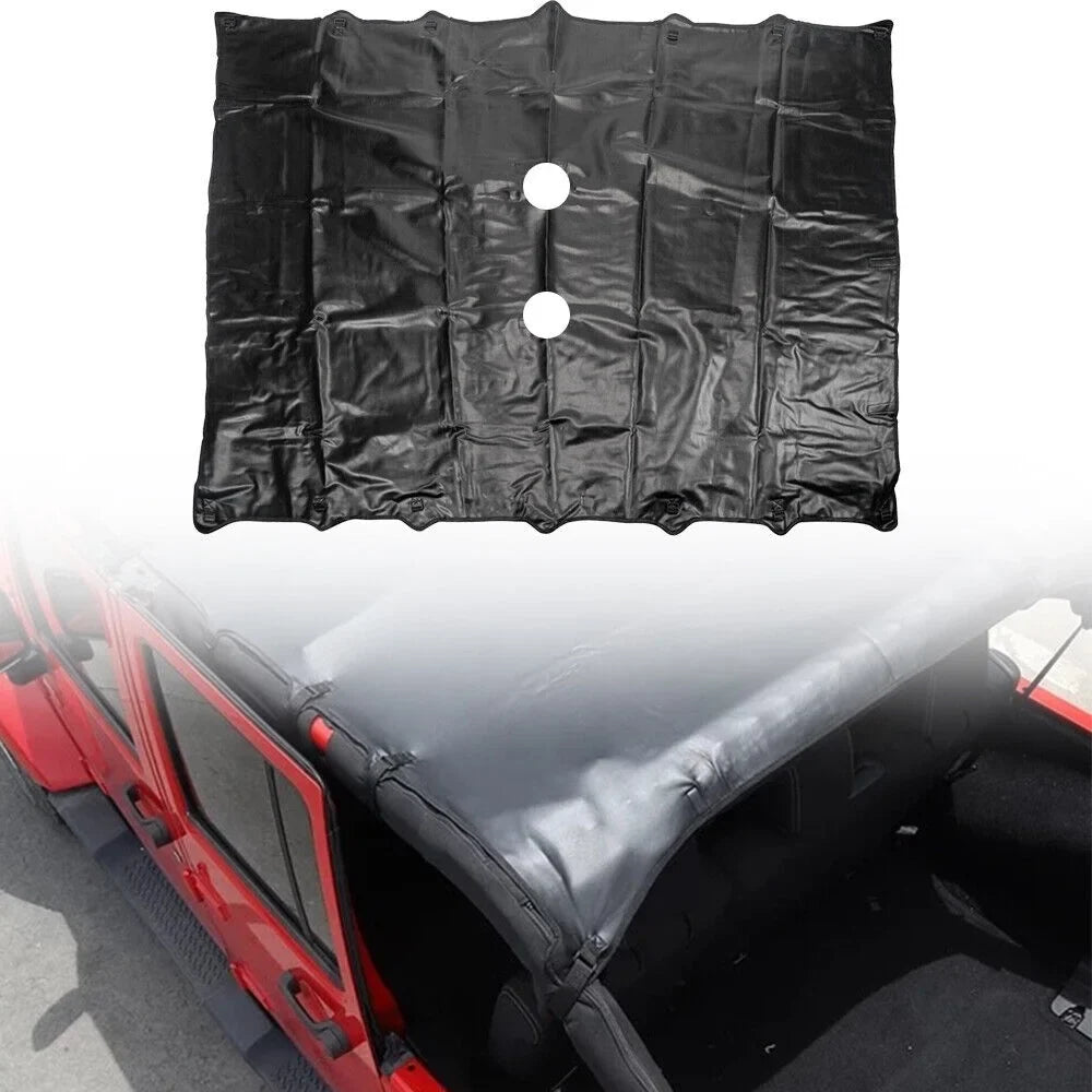 the from Paddsun SunFor JKU Leather Top JK Protection Jeep Wrangler Sunshade 07-18