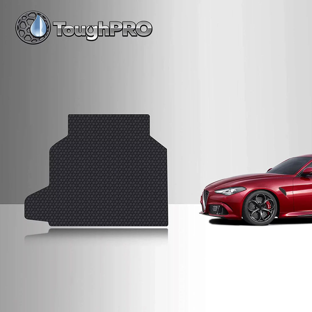 '- - - Accessories 2021 - TOUGHPRO with (Made Mat Compatible Custom Fit - All Alfa Duty USA) Cargo/Trunk Giulia Heavy in climate Romeo
