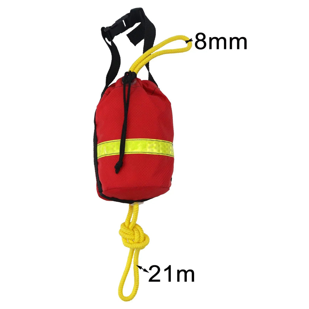 Throwline Yellow Boating for Kayaking Throw Bag Line Bag, Throw 21M Rope Throwing with Throw liquid Floating Bag Sports for Rope